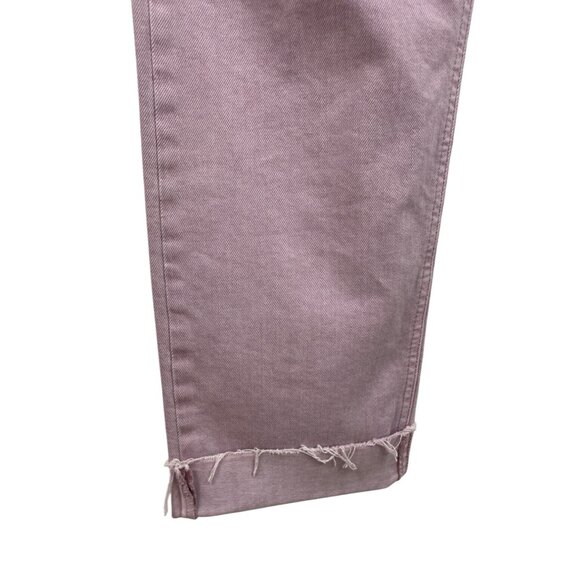 Gap Cheeky Straight High Rise Dusty Rose Denim Jeans Women Size 4/27R Button Fly - Picture 4 of 9